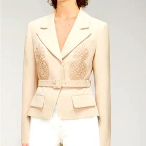 Self-Portrait belted top